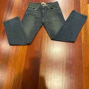 Men’s Levi's Dark Blue loose Straight Jeans. Used.  W34. L34